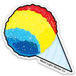 Snow Cone Sticker - Moon Light Sticker Co.