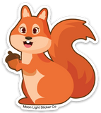 Squirrel Sticker - Moon Light Sticker Co.