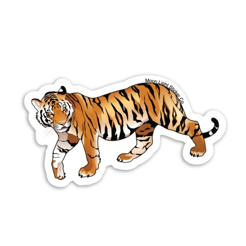 Tiger Sticker - Moon Light Sticker Co.