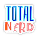 Total Nerd Sticker - Moon Light Sticker Co.