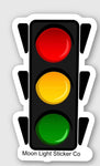 Traffic Light Sticker - Moon Light Sticker Co.