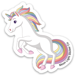 Unicorn Sticker - Moon Light Sticker Co.