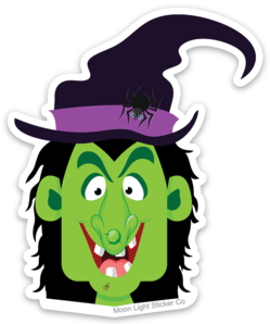 Witch Sticker – Moon Light Sticker Co.